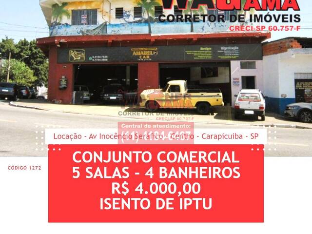 #1272 - Conjunto Comercial para Locação em Carapicuíba - SP - 1