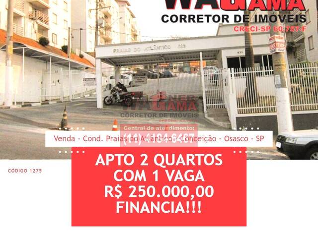 #1275 - Apartamento para Venda em Osasco - SP - 1