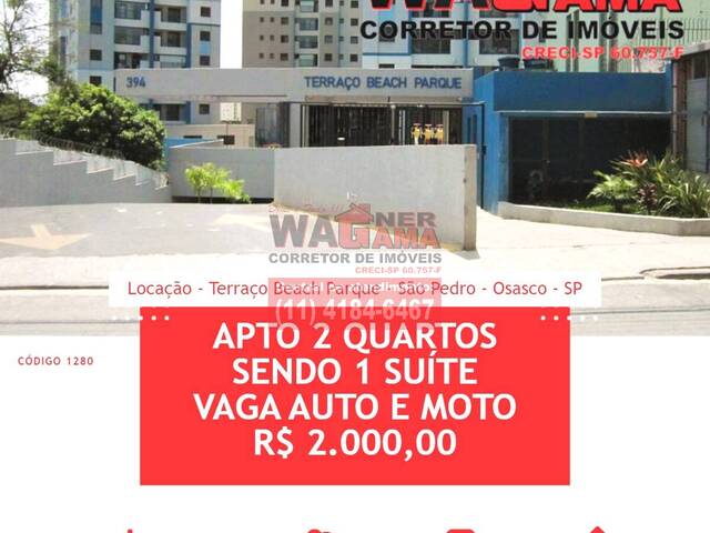 #1280 - Apartamento para Locação em Osasco - SP