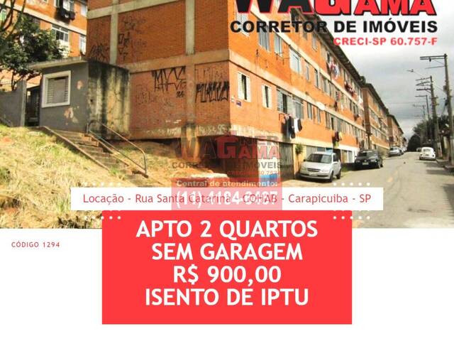 Locação em Conjunto Habitacional Presidente Castelo Branco - Carapicuíba